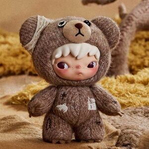Brown Plush Bear Costume Doll for Kids - Soft Cuddly Toy